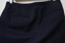 Load image into Gallery viewer, TALBOTS Ladies Navy Blue Cotton Blend Slim Fit Newport Trousers US4 UK8
