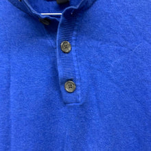Load image into Gallery viewer, BANANA REPUBLIC Blue Button Collar High Neck Sweater Jumper Pullover Mens Small
