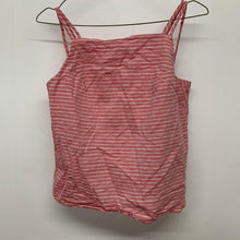 Load image into Gallery viewer, OLIVER BONAS Ladies Red White Stripe Cotton Tank Basic Vest Top Pattern UK6

