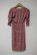 Load image into Gallery viewer, AN&#39;GE Ladies Multicoloured Short Sleeve Printed Knee Length Dress Size XS
