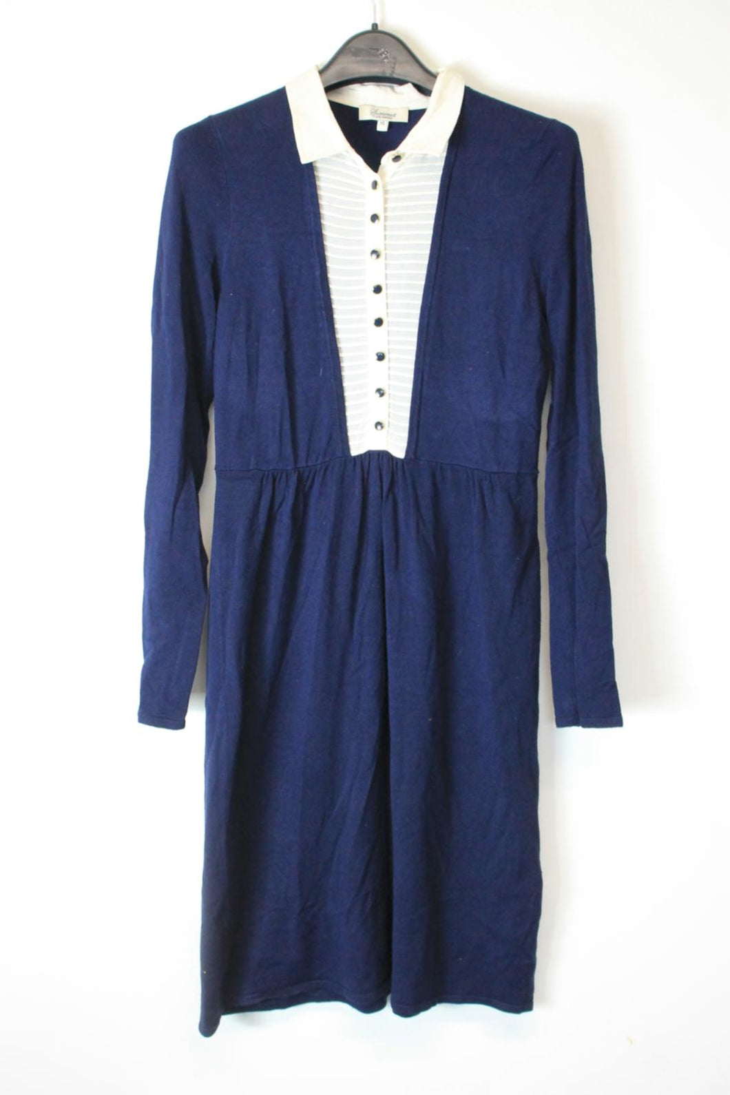 SOMERSET BY ALICE TEMPERLEY Ladies Navy Blue Knee Length Shirt Dress EU38 UK10