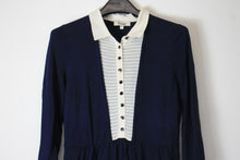 Load image into Gallery viewer, SOMERSET BY ALICE TEMPERLEY Ladies Navy Blue Knee Length Shirt Dress EU38 UK10

