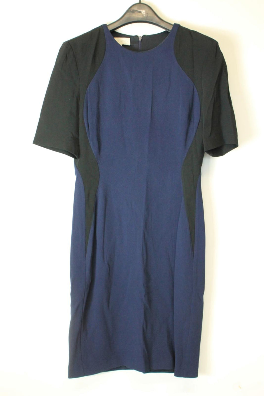 STELLA MCCARTNEY Ladies Navy Blue/Black Knee Length Pencil Dress EU42 UK14
