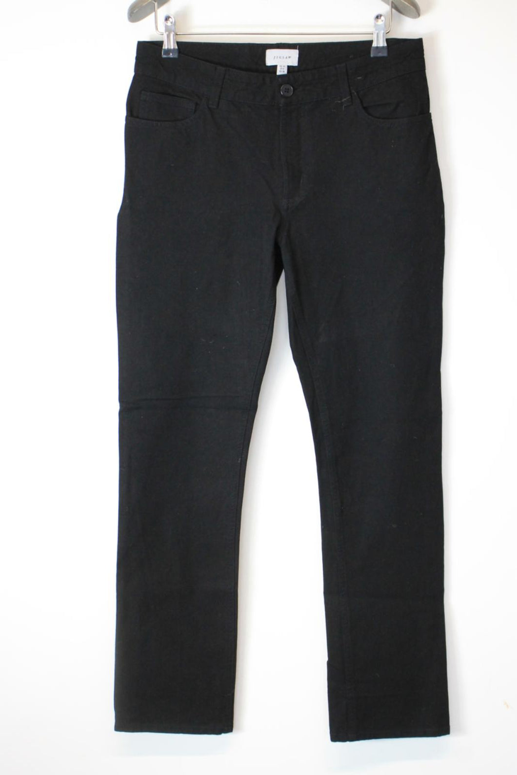 JIGSAW Ladies Black Cotton Blend Richmond Skinny Jeans EU38 UK10