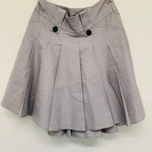 Load image into Gallery viewer, TED BAKER Grey Ladies Knee Length Panel Pleated Skirt UK 10
