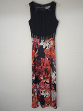 Load image into Gallery viewer, COAST Ladies Multicolour Floral Print Sleeveless Boat Neck Maxi Dress EU34 UK6

