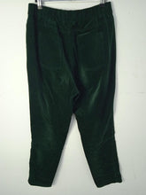 Load image into Gallery viewer, HEROIC Ladies Green Velvet Tapered Chino Trousers W28 L29
