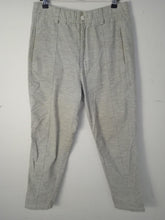 Load image into Gallery viewer, HEROIC Ladies Grey Velvet Tapered Chino Trousers W28 L29
