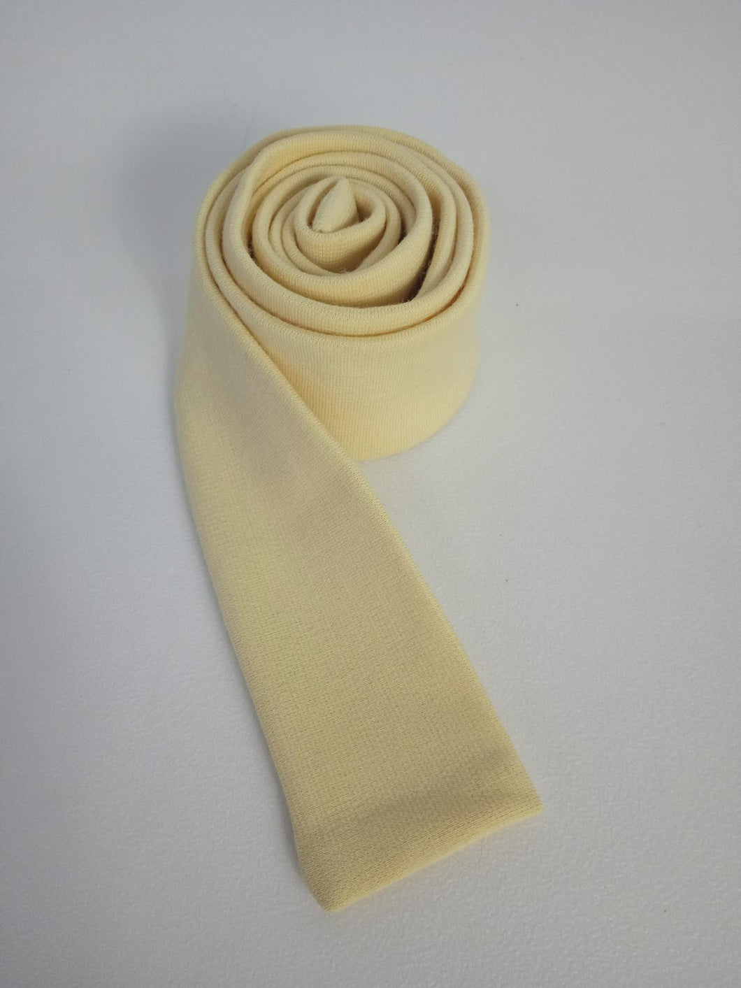 Men's Yellow Slim Square Tie