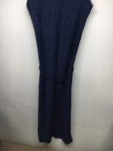 Load image into Gallery viewer, BEN SIMON Ladies Blue Dresses  Classic Rope Tie Belt V-Neck Dress UKS
