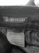 Load image into Gallery viewer, JAMES TWIGGY Ladies Black Cotton Blend 5-Pocket Stretch Skinny Jeans W28L31
