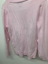 Load image into Gallery viewer, TOMMY HILFIGER Ladies Pink Jumper Pullover Lightweight V-Neck Sweater UK XS

