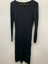 Load image into Gallery viewer, COS Ladies Black Dresses  Jersey Classic Stretch Fit Dress UK XS
