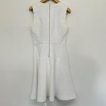 Load image into Gallery viewer, BANANA REPUBLIC Ladies White Stretch Waffle Knee Length Dress UK8
