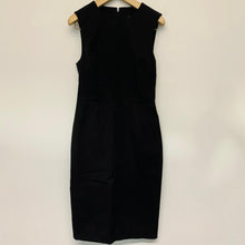 Load image into Gallery viewer, BANANA REPUBLIC Ladies Black Cotton Knee Length Sleeveless Round Neck Dress UK8
