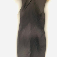 Load image into Gallery viewer, BANANA REPUBLIC Ladies Black Cotton Knee Length Sleeveless Round Neck Dress UK8
