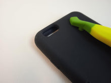 Load image into Gallery viewer, NATASHA ZINKO Ladies Black Silicone Banana iPhone 6 Soft Phone Case NEW
