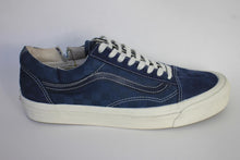 Load image into Gallery viewer, VANS Men&#39;s Blue Suede/Canvas Old Skool Check Trainers UK10.5 EU44 RRP75
