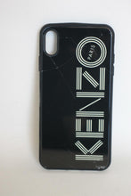 Load image into Gallery viewer, KENZO Black Glass iPhone XS Max Phone Case OS RRP39
