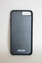 Load image into Gallery viewer, MOSCHINO Black Space Bear iPhone 8 Plus Phone Case Cover OS RRP45
