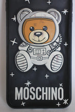 Load image into Gallery viewer, MOSCHINO Black Space Bear iPhone 8 Plus Phone Case Cover OS RRP45
