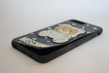 Load image into Gallery viewer, MOSCHINO Black Space Bear iPhone 8 Plus Phone Case Cover OS RRP45
