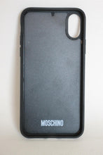 Load image into Gallery viewer, MOSCHINO Pink/Black Space Bear iPhone X Phone Case Cover OS RRP45
