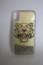 Load image into Gallery viewer, KENZO Gold/Clear Glitter Tiger iPhone XS Max Phone Case Cover OS RRP39
