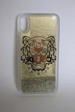 Load image into Gallery viewer, KENZO Gold/Clear Glitter Tiger iPhone XS Max Phone Case Cover OS RRP39

