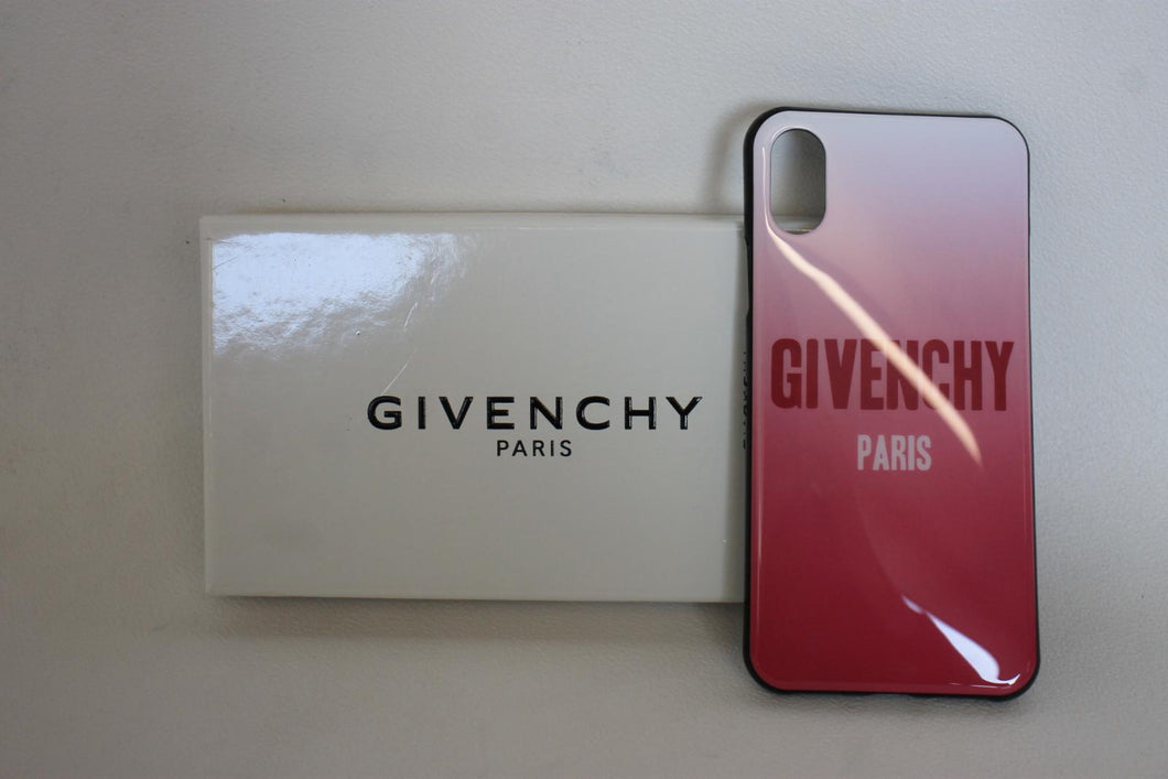 GIVENCHY Pink/Black Tech iPhone X Phone Case Cover OS RRP95