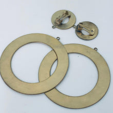 Load image into Gallery viewer, SILVIA GNECCHI Dangle/Drop Large Loops  Gold Ladies Earrings NEW RRP140
