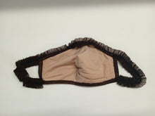 Load image into Gallery viewer, TENDER AND DANGEROUS Ladies Dark Brown Kiss My Mask Fashion Face Mask
