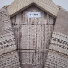 Load image into Gallery viewer, COMMAS Long Sleeve Collared Ladies Brown Beige Waist Tie Cardigan XL NEW RRP320
