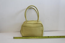 Load image into Gallery viewer, BY FAR Ladies Vanilla Yellow Textured Leather Martin Mini Tote Bag NEW
