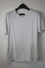 Load image into Gallery viewer, ZARA Ladies White Cotton Short Sleeve T-Shirt Size M
