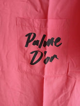 Load image into Gallery viewer, DOUBLE RAINBOUU Ladies Pink Short Sleeve Palme D&#39;or Hawaiian Shirt XS
