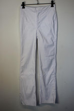 Load image into Gallery viewer, MAISIE WILEN Ladies White Mid-Rise Slim Straight Trousers Size XS
