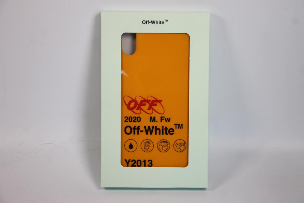 OFF-WHITE Yellow Industrial Y013 iPhone XS Max Phone Case Back Cover BNIB