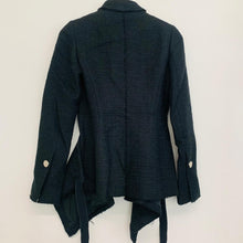 Load image into Gallery viewer, PROENZA SCHOULER Black Ladies Long Sleeve Collared Basic Jacket Coat UK XS NEW
