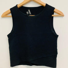 Load image into Gallery viewer, DKNY Black Ladies Sleeveless Round Neck Basic Tank Size UK XS
