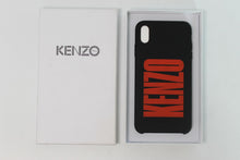 Load image into Gallery viewer, KENZO iPhone XS Max Black/Red Rubberised Smart Phone Back Cover BNIB

