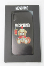 Load image into Gallery viewer, MOSCHINO iPhone XS Max Black Roman Teddy Bear Smart Phone Back Cover BNIB

