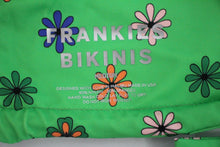 Load image into Gallery viewer, FRANKIES BIKINIS Ladies Green Floral Print Halterneck Willow Bikini Top M NEW
