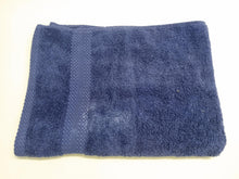 Load image into Gallery viewer, KREA Men&#39;s Dark Blue Toella De Mano Bathroom Hand Towel Size 50x70cm
