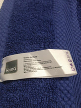 Load image into Gallery viewer, KREA Men&#39;s Dark Blue Toella De Mano Bathroom Hand Towel Size 50x70cm
