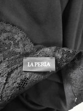 Load image into Gallery viewer, LA PERLA Ladies Black Cotton Long Sleeve Round Neck T-Shirt Size UK12
