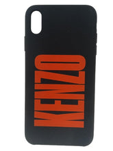 Load image into Gallery viewer, KENZO Black With Red Logo Detail iPhone XS Max Phone Case NEW

