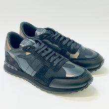 Load image into Gallery viewer, VALENTINO Black Dark Shade Camo Men&#39;s Classic Sneaker Trainer UK 10 NEW
