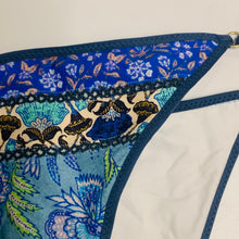 Load image into Gallery viewer, BOTEH Elektra Ladies Blue Pattern Polyamide Bikini Lizzy Tie Side Bottoms S NEW
