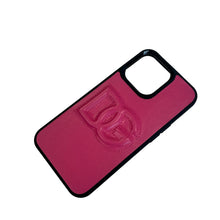 Load image into Gallery viewer, DOLCE &amp; GABBANA iPhone 13 Pro Phone Case Pink Logo RRP150 BNIB
